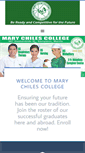 Mobile Screenshot of marychilescollege.edu.ph